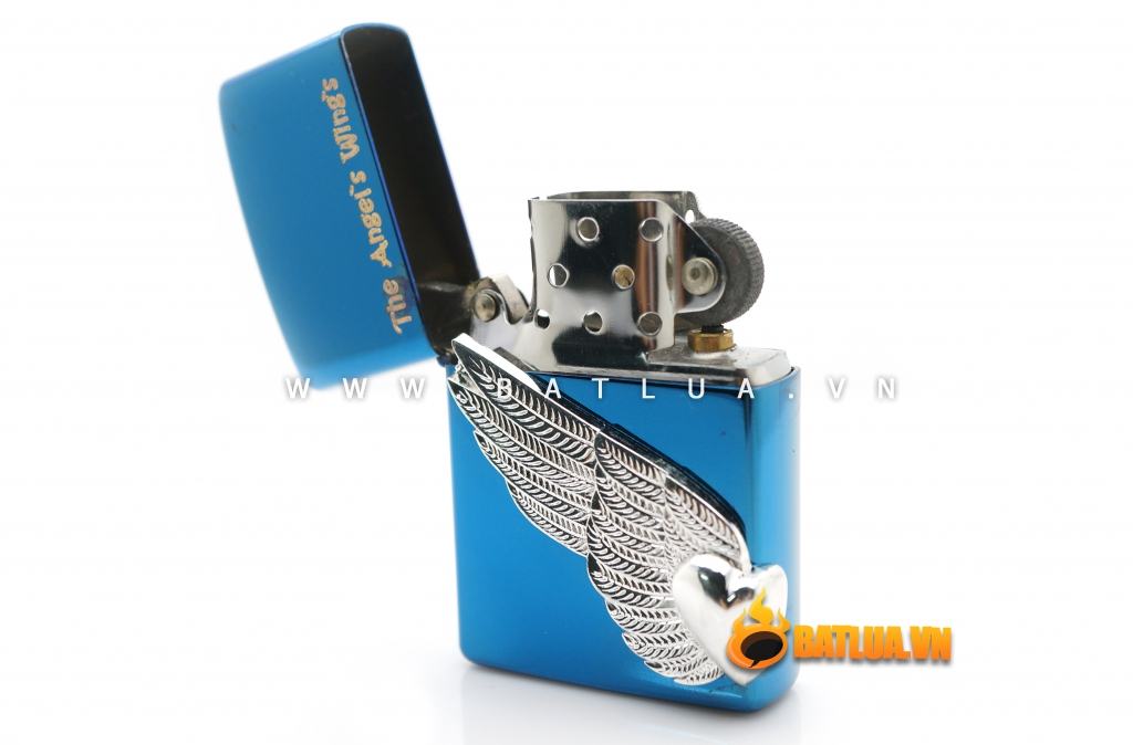 Bật lửa Star kiểu dáng zippo logo nổi đôi cánh thiên thần tinh tế
